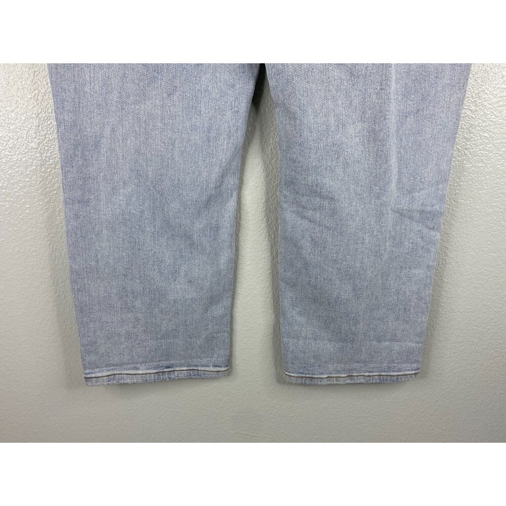Risen Women 1XL Jeans Boyfriend Fit Straight Leg Distressed Light Wash NWT - Picture 8 of 16